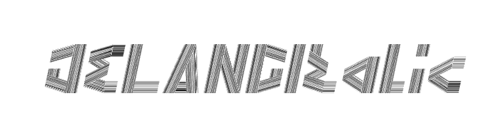 JELANG Italic  免费字体下载