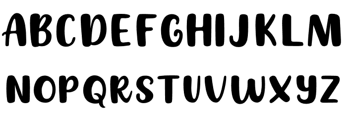JELLYFRUIT Font LOWERCASE