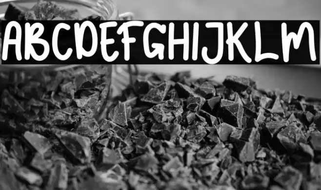 JELLYSWEETS Font examples