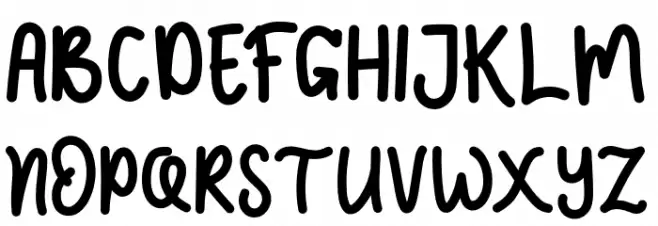 JELLYSWEETS Font LOWERCASE