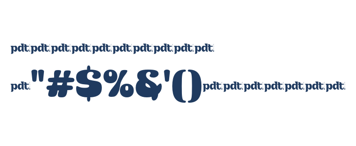 JEMROKtrial-Regular Other Characters