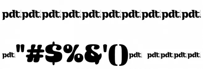 JEMROKtrial-Regular Font OTHER CHARS