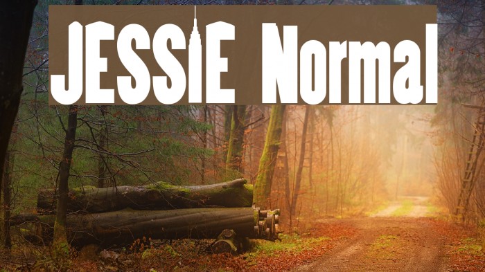 JESSIE Normal Font examples