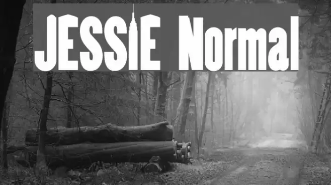 JESSIE Normal Шрифта examples