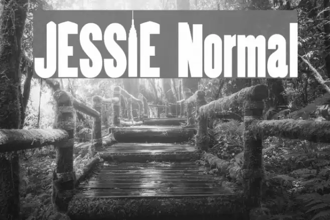 JESSIE Normal Шрифта examples