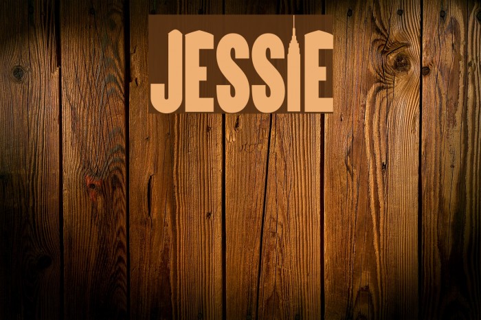 JESSIE Font examples