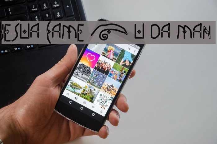 JESUA CAME 2 U DA MAN Example 3