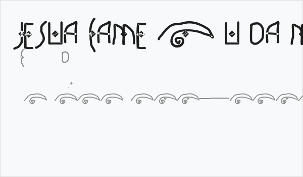 JESUA CAME 2 U DA MAN Business Card