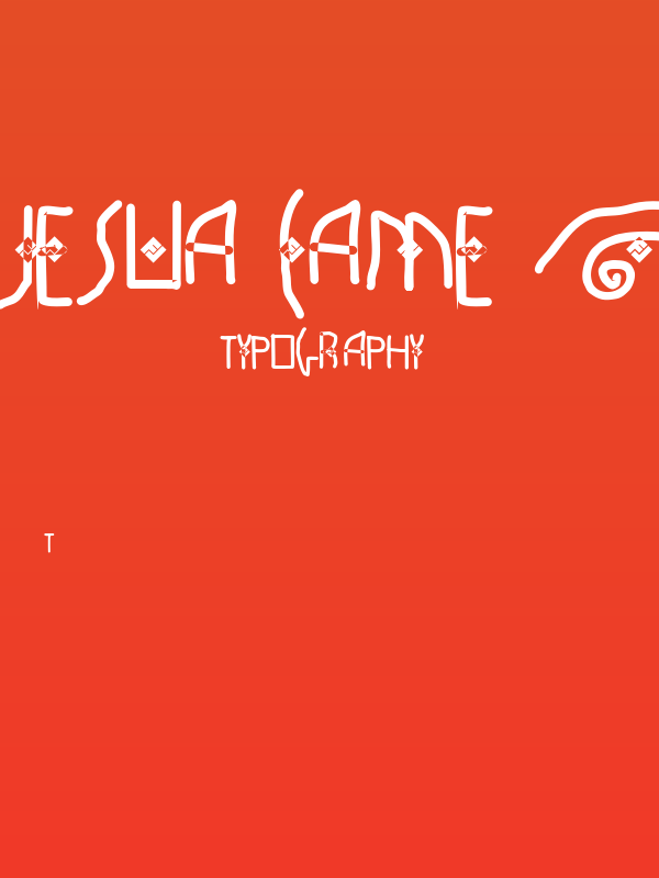 JESUA CAME 2 U DA MAN Poster