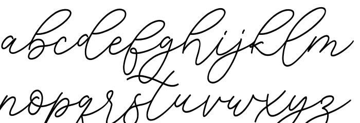 Jean Jingga Font LOWERCASE