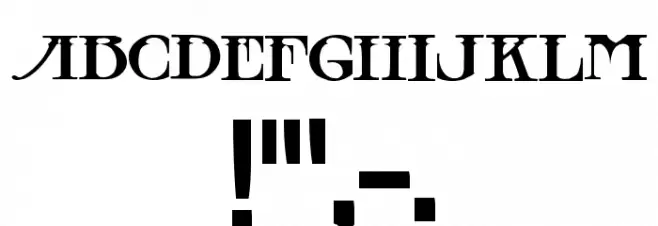 Jean Lafitte Font OTHER CHARS