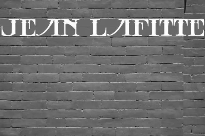 Jean Lafitte Font examples