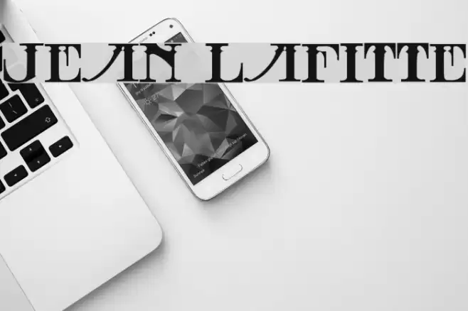 Jean Lafitte Font examples