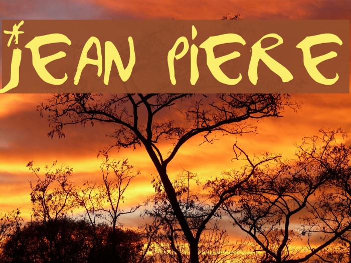 Jean Piere Font examples