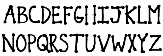 Jean Sun Ho Bold Font UPPERCASE