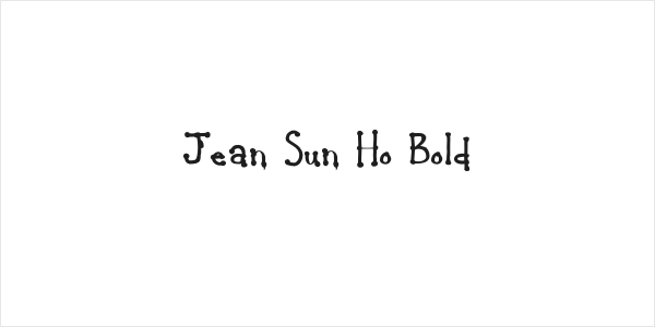 Jean Sun Ho Bold Logo
