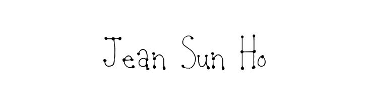 Jean Sun Ho  नि: शुल्क फ़ॉन्ट्स डाउनलोड
