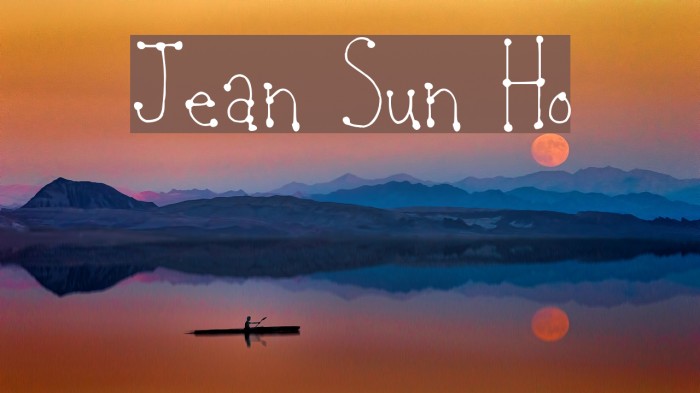 Jean Sun Ho Example 2
