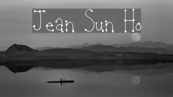 Jean Sun Ho Font examples