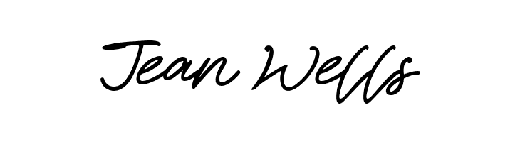 Jean Wells  Free Fonts Download