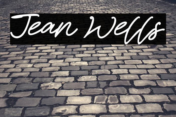 Jean Wells Example 1