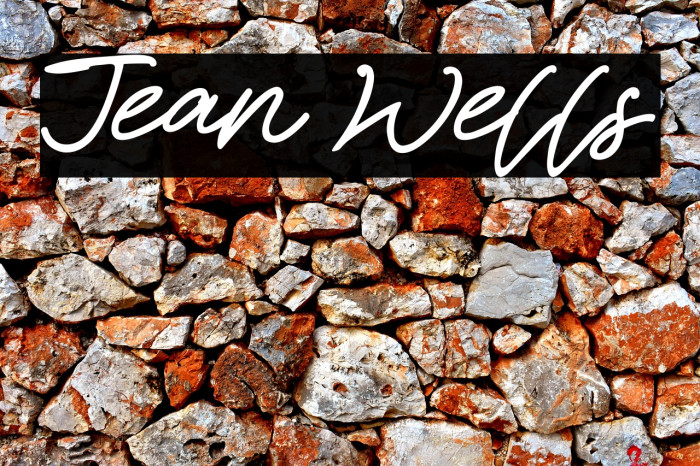 Jean Wells Example 3