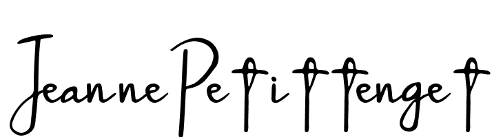 JeannePetittenget  Descarca Fonturi Gratis