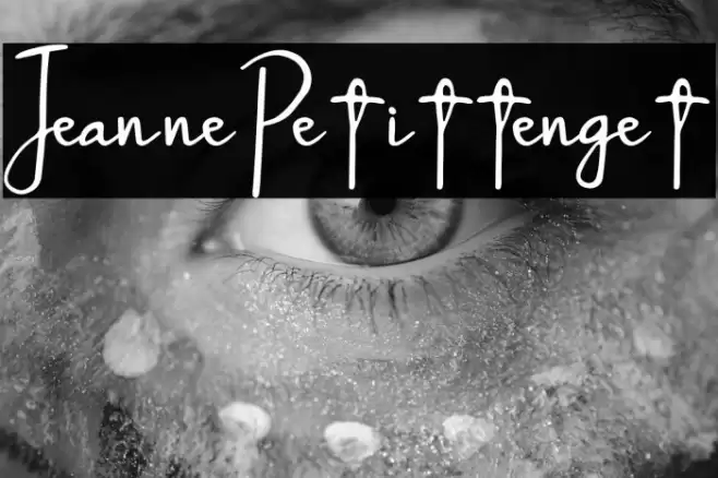 JeannePetittenget Caratteri examples