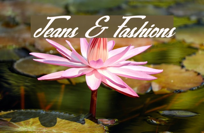 Jeans & Fashions Font examples
