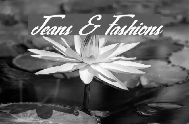 Jeans & Fashions Font examples