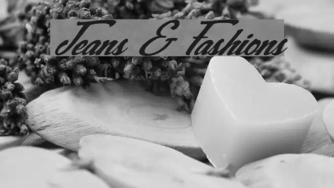 Jeans & Fashions Font examples