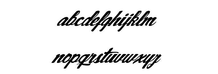 Jeans & Fashions Font LOWERCASE