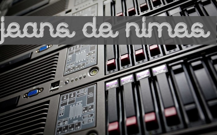 Jeans de nimes Example 3