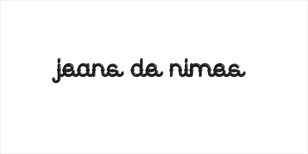 Jeans de nimes Logo