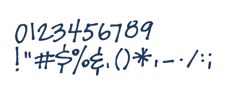 JeansFont Other Characters