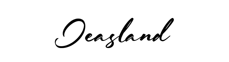 Jeasland  フリーフォントのダウンロード