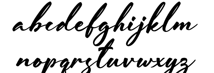 Jeasland Font LOWERCASE