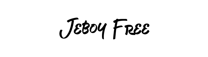 Jeboy Free  नि: शुल्क फ़ॉन्ट्स डाउनलोड