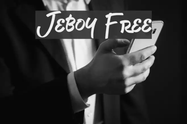 Jeboy Free Font examples