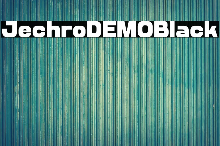 Jechro DEMO Black Example 3