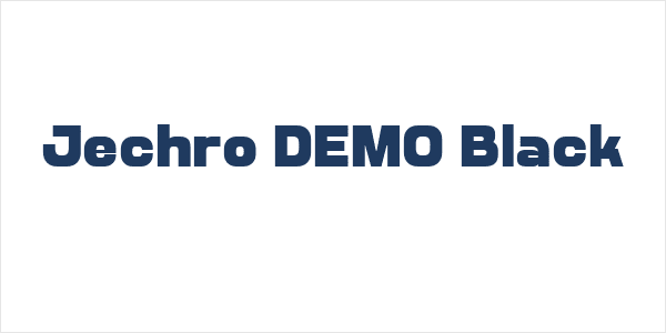Jechro DEMO Black Logo