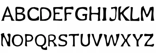 Jecko Legacy Schriftart Groß