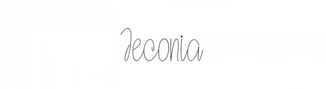 Jeconia  Fuentes Gratis Descargar