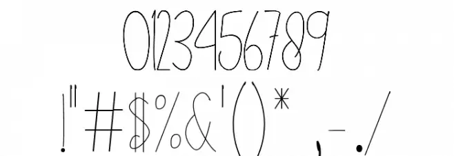 Jeconia Font OTHER CHARS