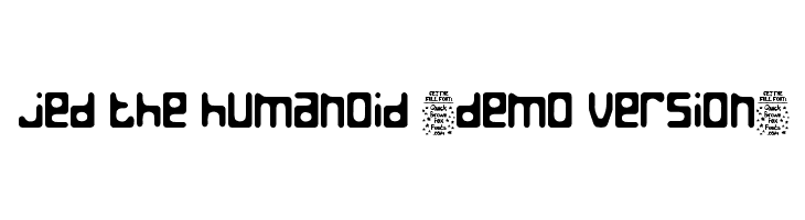 Jed the Humanoid [Demo Version]  baixar fontes gratis