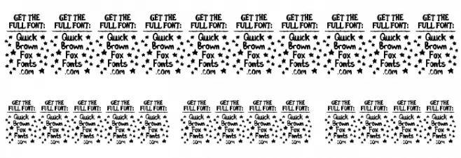Jed the Humanoid [Demo Version] Font OTHER CHARS
