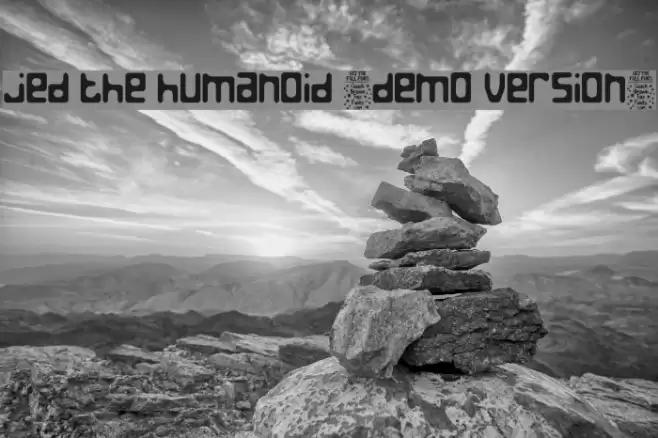 Jed the Humanoid [Demo Version] Font examples