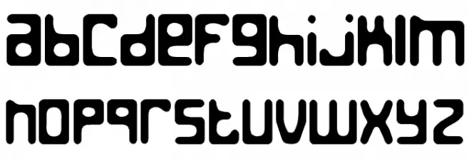 Jed the Humanoid [Demo Version] Font LOWERCASE