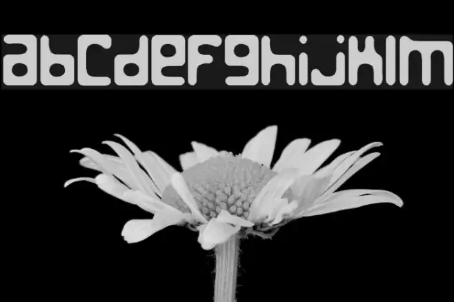 Jed the Humanoid Font examples