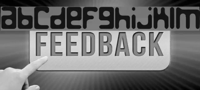 Jed the Humanoid Font examples